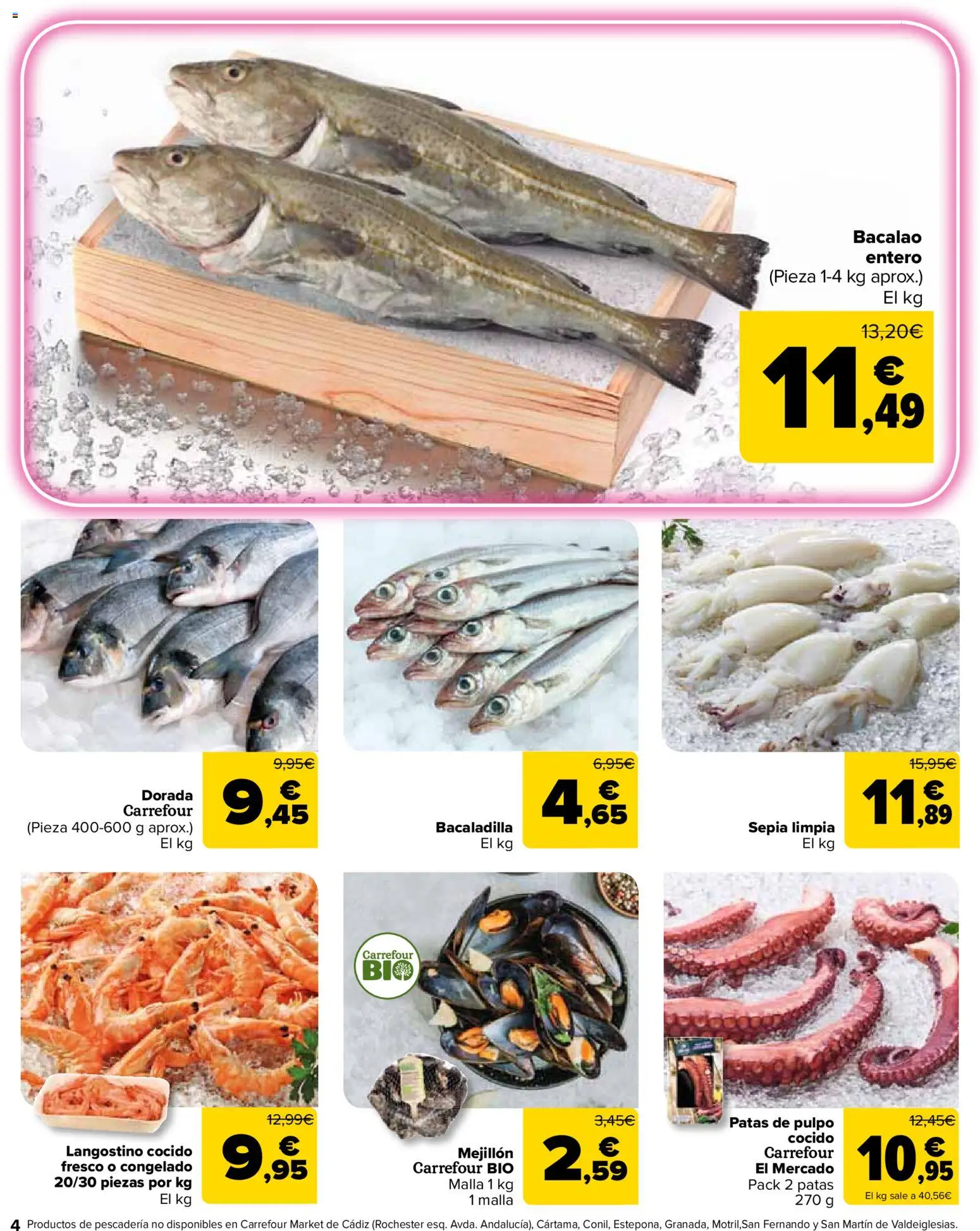 Carrefour Market folleto │ válido desde el 25.02.2026 | Página: 4 | Productos: Langostino