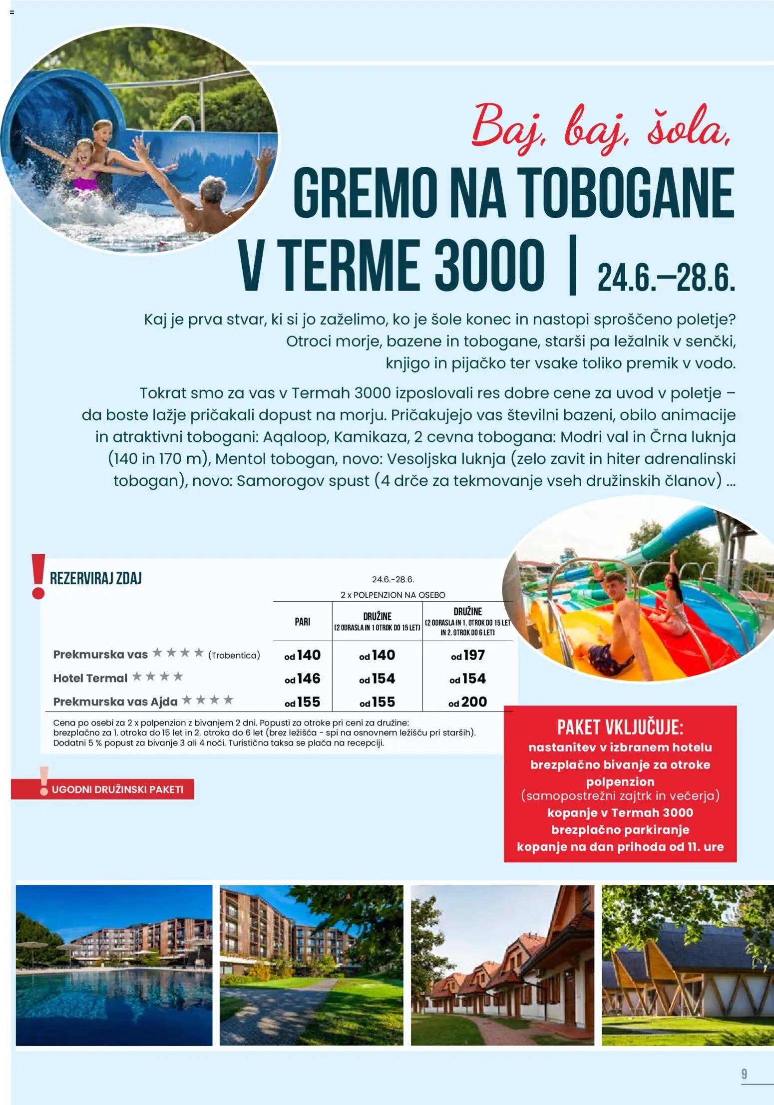 Novi Sonček katalog ponudbe – veljaven od 09.01.2026 | Stran: 9 | Izdelki: Ležalnik, Ajda