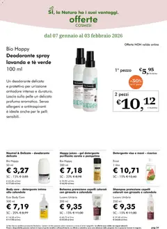 Anteprima del volantino Volantino Natura Sì	 valido a partire dal 07.01.2026 | Pagina: 34 | Prodotti: Tè, Carota, Intimo, Profumo