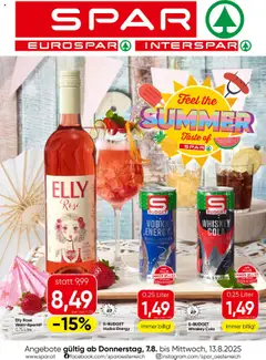 Vorschau von dem Prospekt - Spar Sommer - Wien gültig ab 07.08.2025