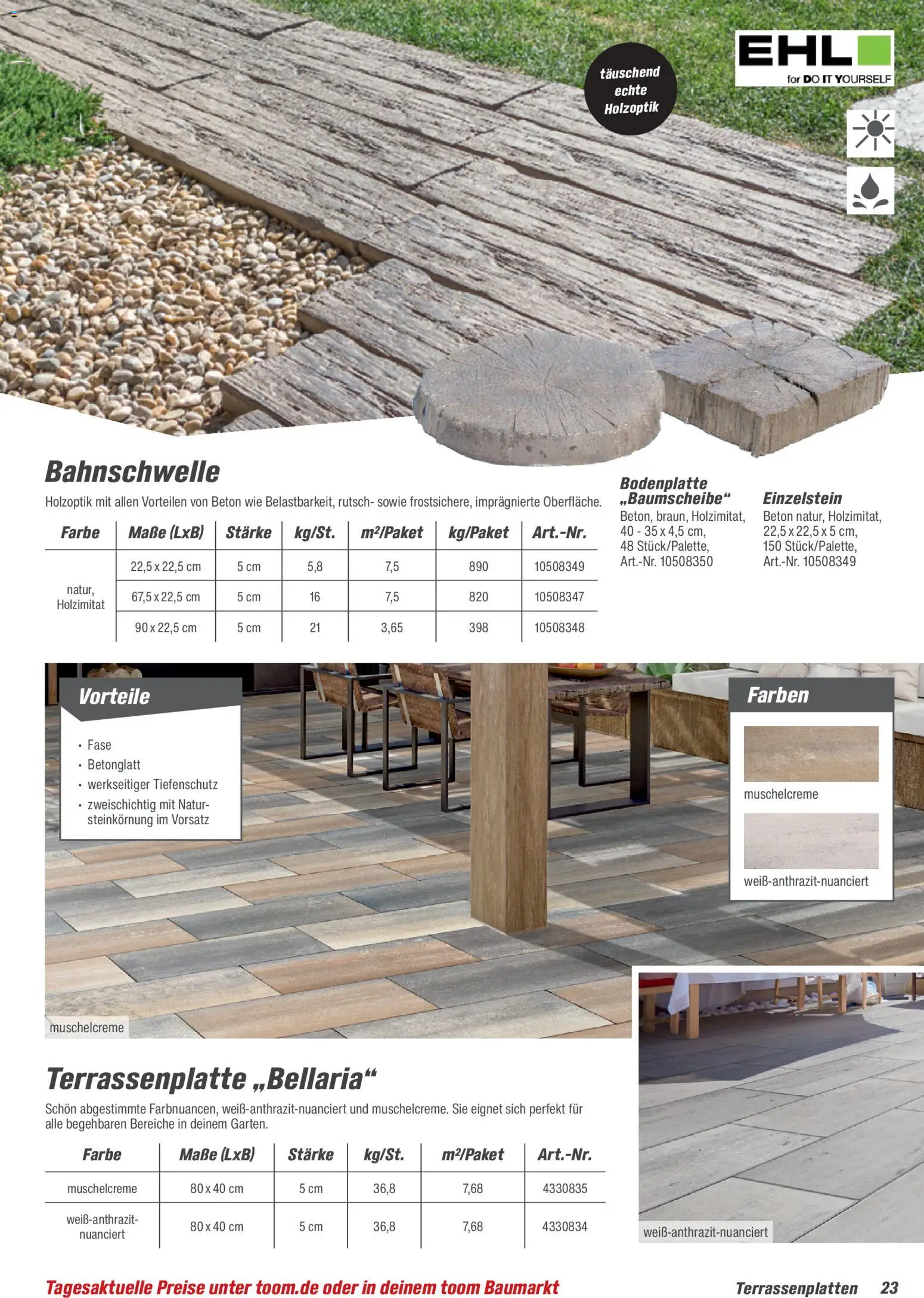 Toom Baumarkt Gartenbaustoffe 2026 – gültig ab 20.02.2026 | Seite: 23