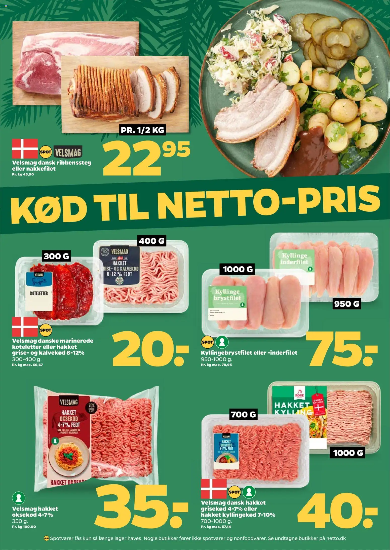Netto tilbudsavis – gyldig fra 29.11.2025 | Side: 9 | Produkter: Kyllingekød, Koteletter, Oksekød, Nakkefilet