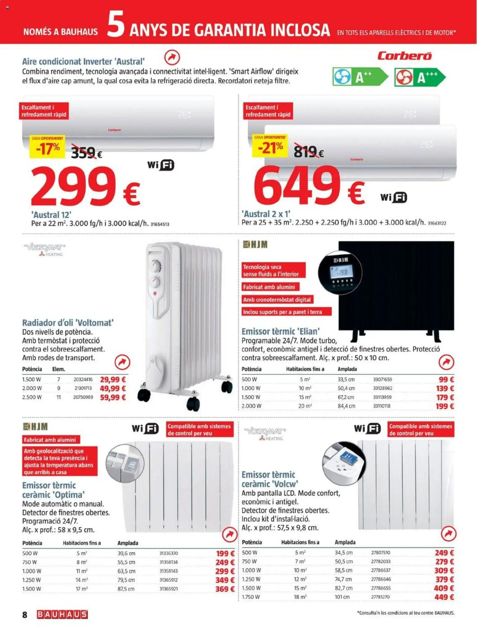 Bauhaus folleto Cat │ válido desde el 17.11.2025 | Página: 8 | Productos: Radiador