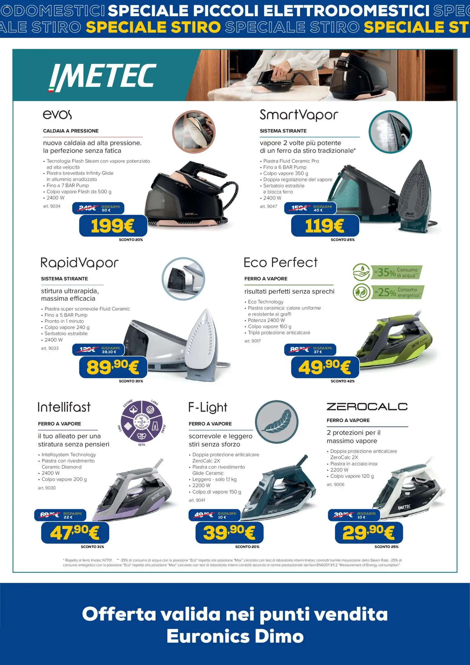 Volantino Euronics del 16.02.2026 | Pagina: 8 | Prodotti: Anticalcare, Acqua, Jeans, Alluminio