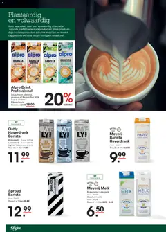 Sligro - Food - Voorbeeld van een folder van Sligro, geldig van 20.11.2025 | Pagina: 34 | Producten: Melk, Volle melk, Haver, Cappuccino