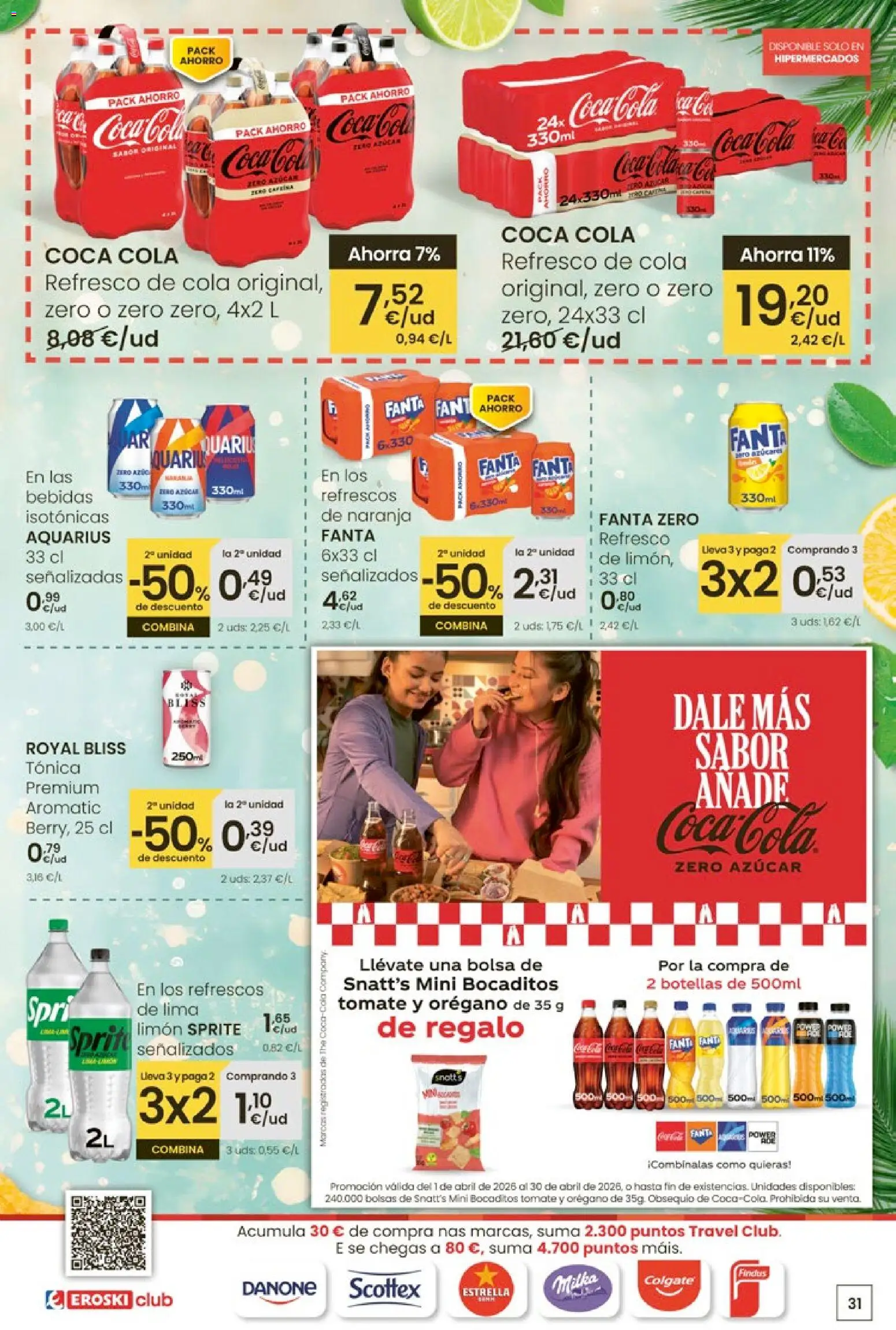 Eroski ¿Quieres ahorrar conmigo? │ válido desde el 26.03.2026 | Página: 31 | Productos: Lima, Πρίζες, Bolsa