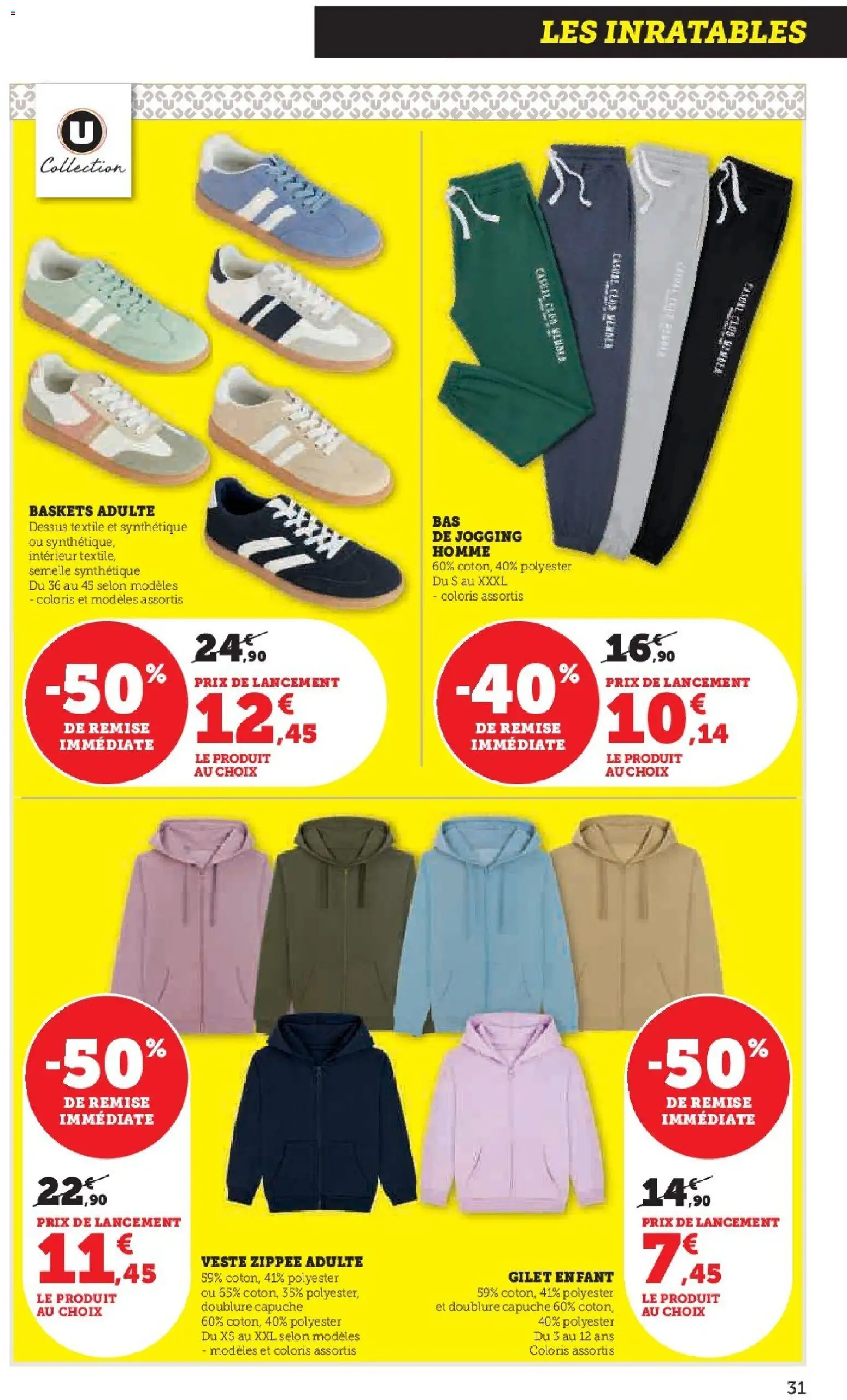 {H1} | Page: 31 | Produits: Gilet, Veste, Baskets