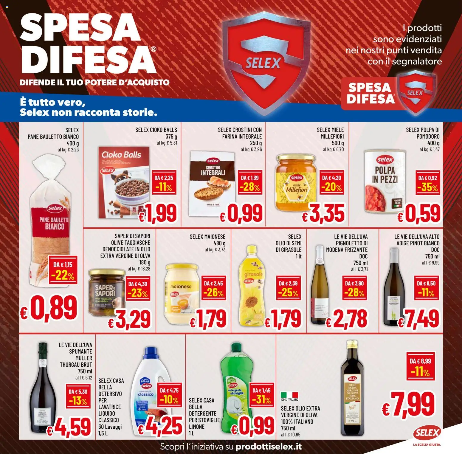 Volantino A&O del 28.01.2026 | Pagina: 12 | Prodotti: Pane, Detergente, Olive, Spumante