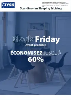 Jysk - Prévisualisation de Jysk Black Friday valide à partir de 24.11.2025