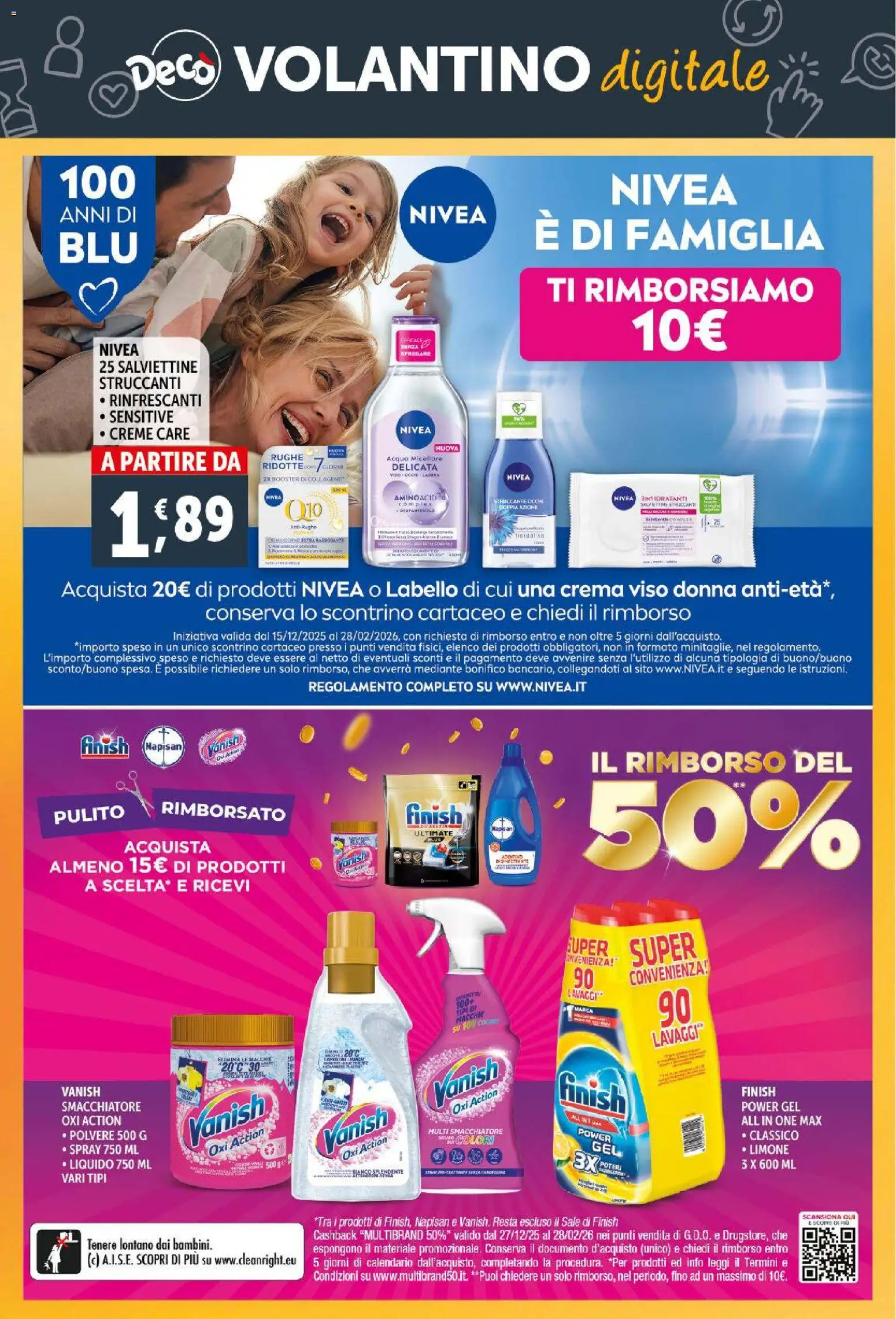 Volantino Decò del 30.01.2026 | Pagina: 28 | Prodotti: Acqua micellare, Smacchiatore, Crema viso, Sale