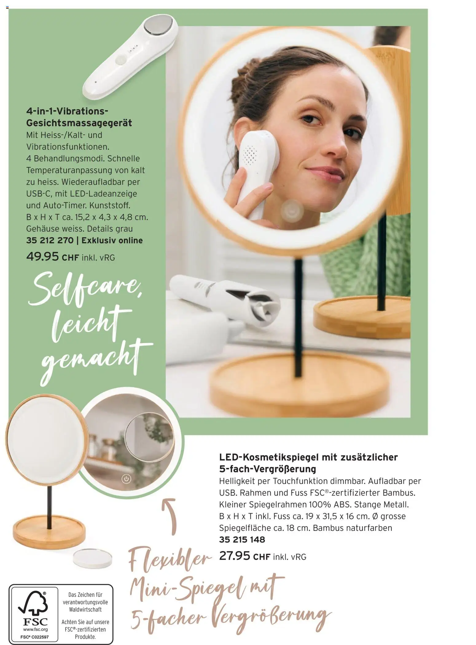 Tchibo aktionen Ein Leben in Balance – gültig ab 24.03.2026 | Seite: 20 | Produkte: Spiegel