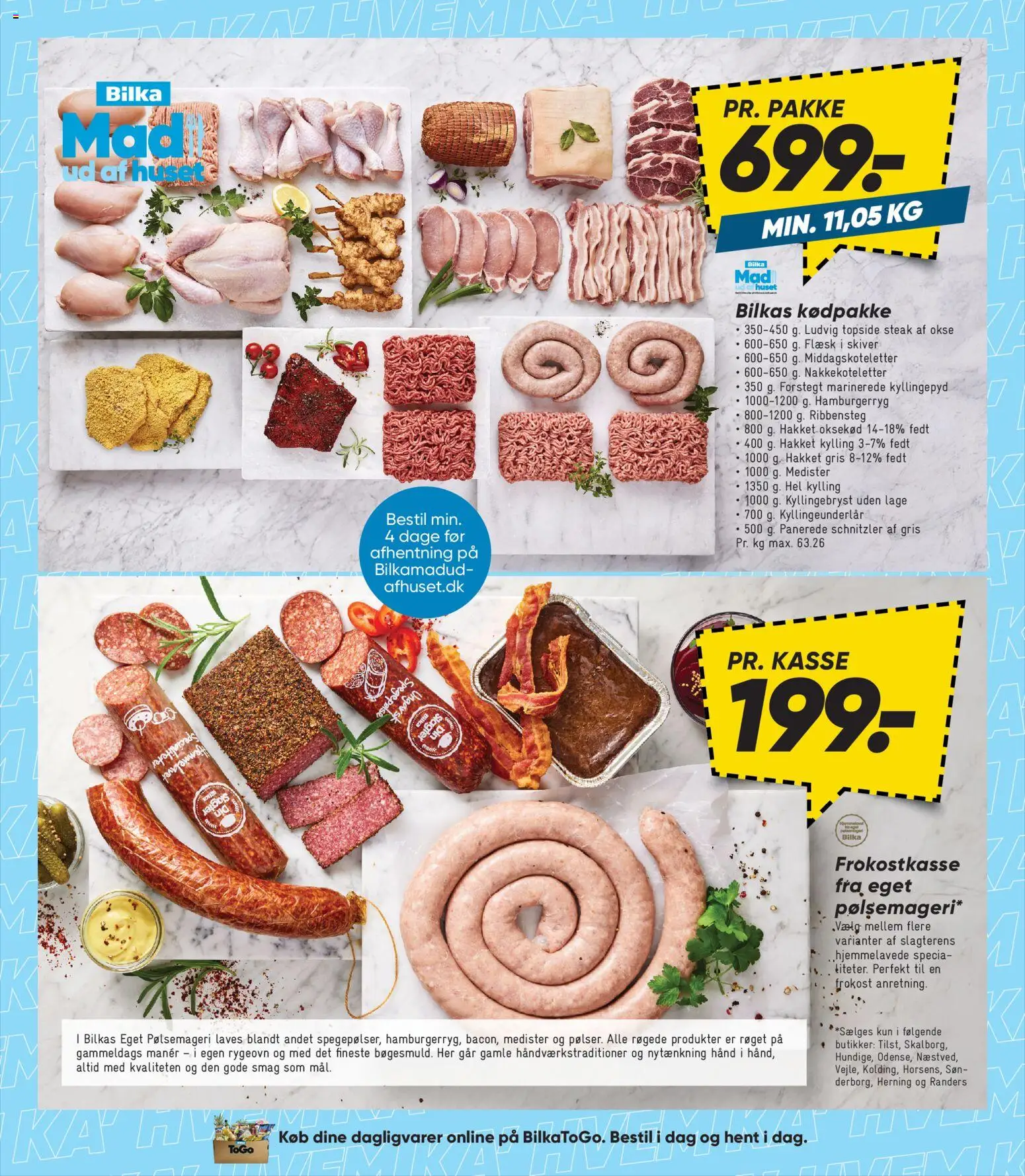 Bilka tilbudsavis – gyldig fra 31.10.2025 | Side: 34 | Produkter: Oksekød, Schnitzler, Hamburgerryg, Søm