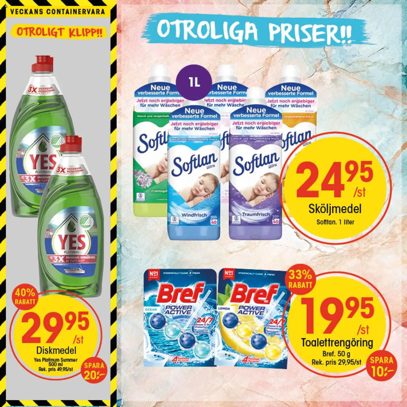 EKO reklamblad aktuell från 02.03.2026 | Sida: 7 | Produkter: Sköljmedel, Diskmedel