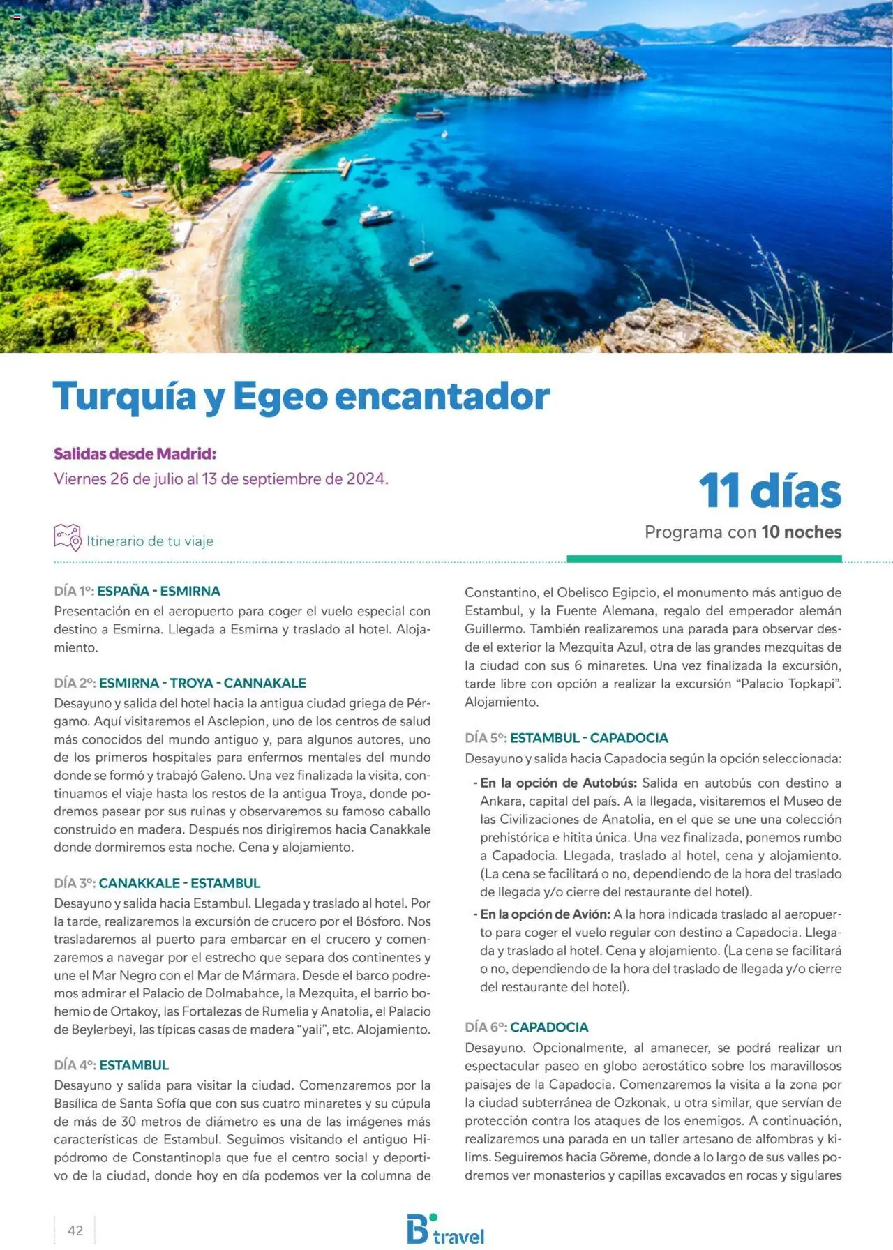 B the travel brand Turquía │ válido desde el 09.05.2024 | Página: 42