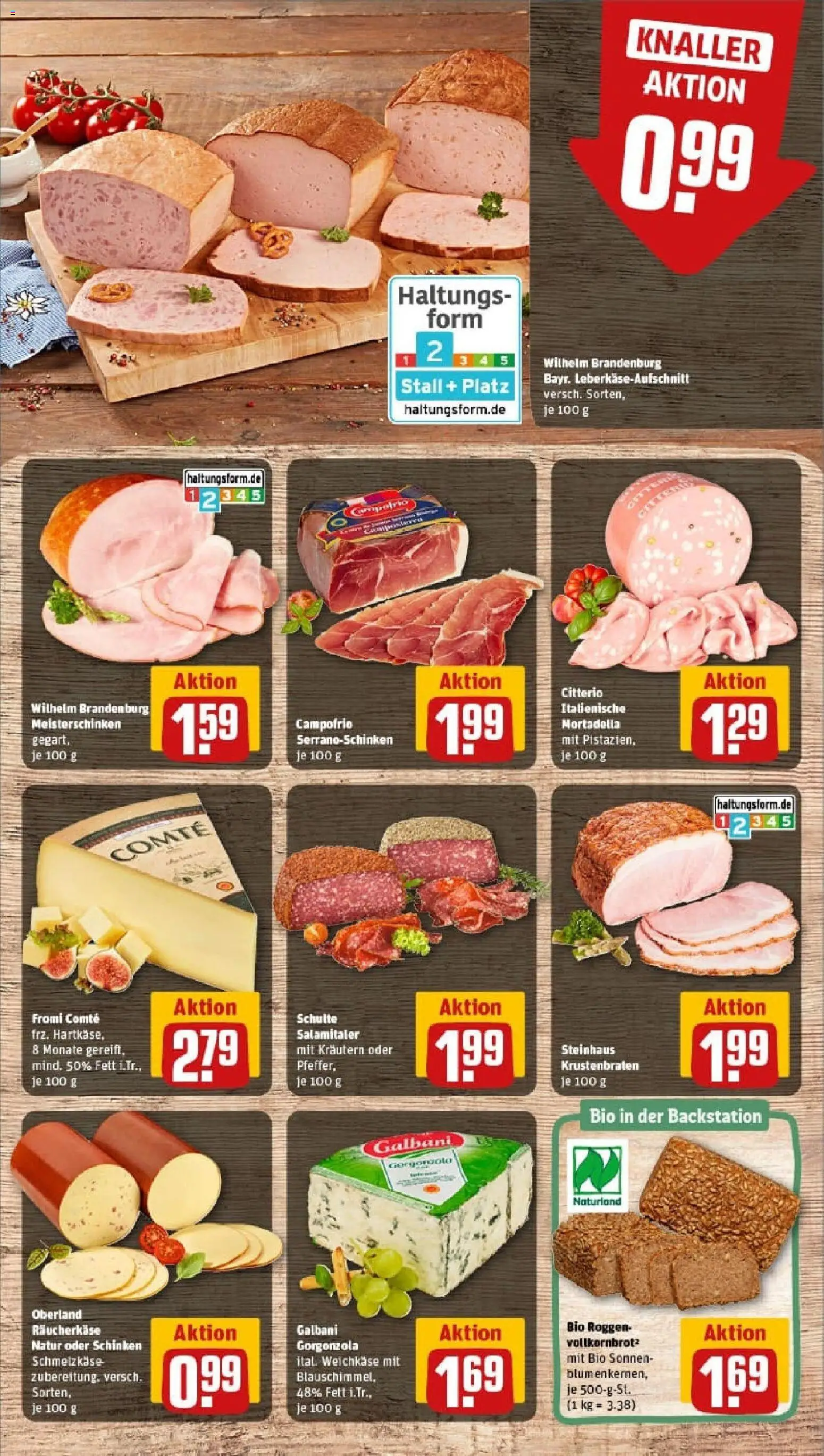 Rewe prospekt Kassel / Oberzwehren	 – gültig ab 26.10.2025 | Seite: 11 | Produkte: Vollkornbrot, Krustenbraten, Salami, Schinken