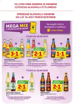 ABC Gazetka od 04.09.2025 | Strona: 21 | Produkty: Mango, Napoje, Tyskie, Somersby