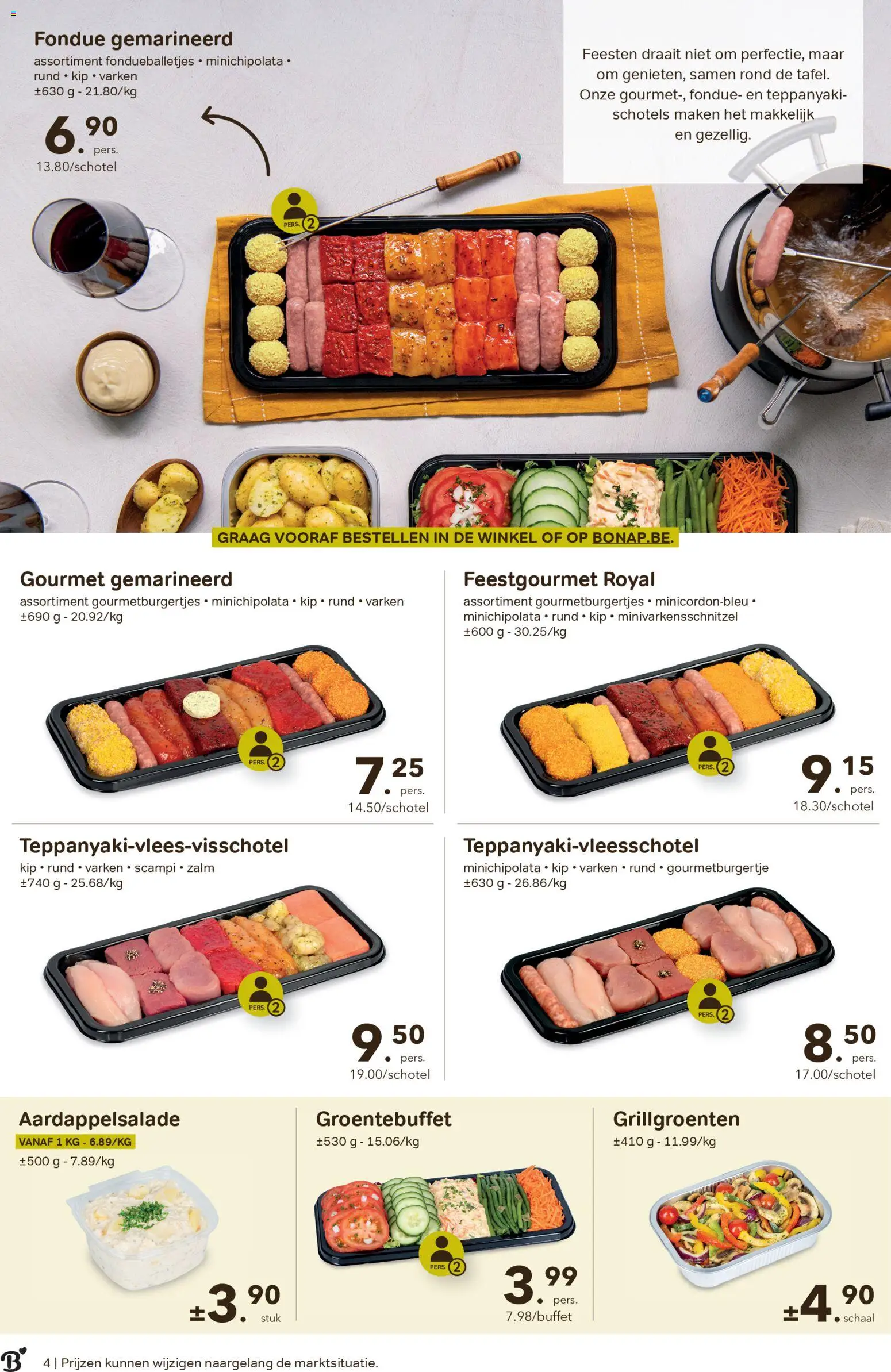 {H1} | Pagina: 4 | Producten: Zalm, Scampi, Kip, Schaal