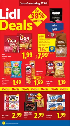 PRINGLES, Alle varianten 165 g - Voorbeeld van een folder van Lidl, geldig van 27.04.2026 | Pagina: 17