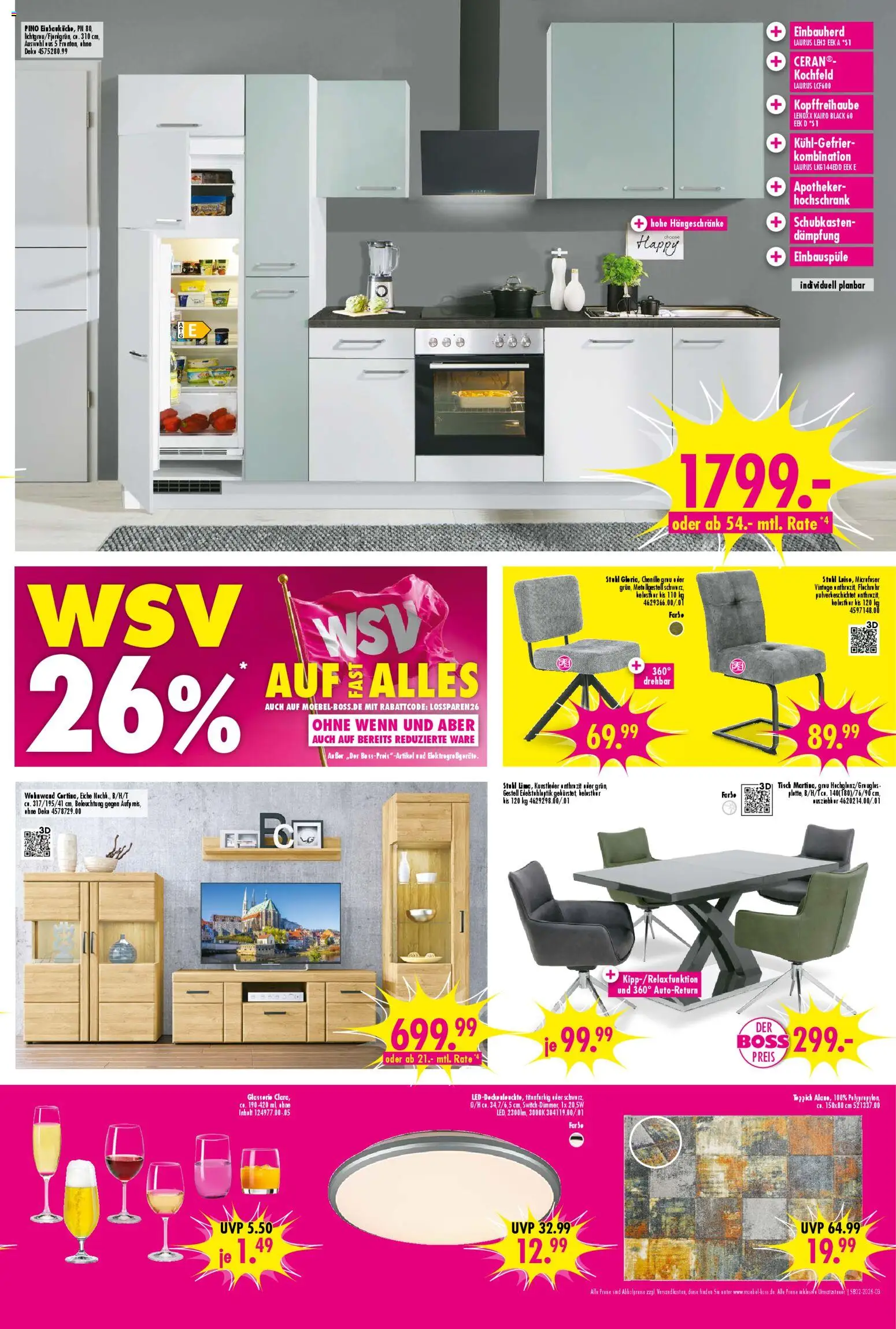 SB Möbel Boss Prospekt Berlin-Mahlsdorf	  – gültig ab 03.01.2026 | Seite: 3