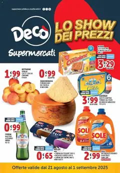 Anteprima del volantino Decò Supermercati - Roma catalogo valido a partire dal 21.08.2025