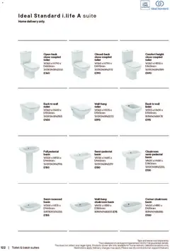 Preview of B&Q - Bathrooms valid from 16.12.2025 | Page: 122 | Products: Toilet