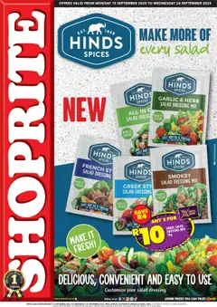 Shoprite specials catalogue – valid from 15.09.2025