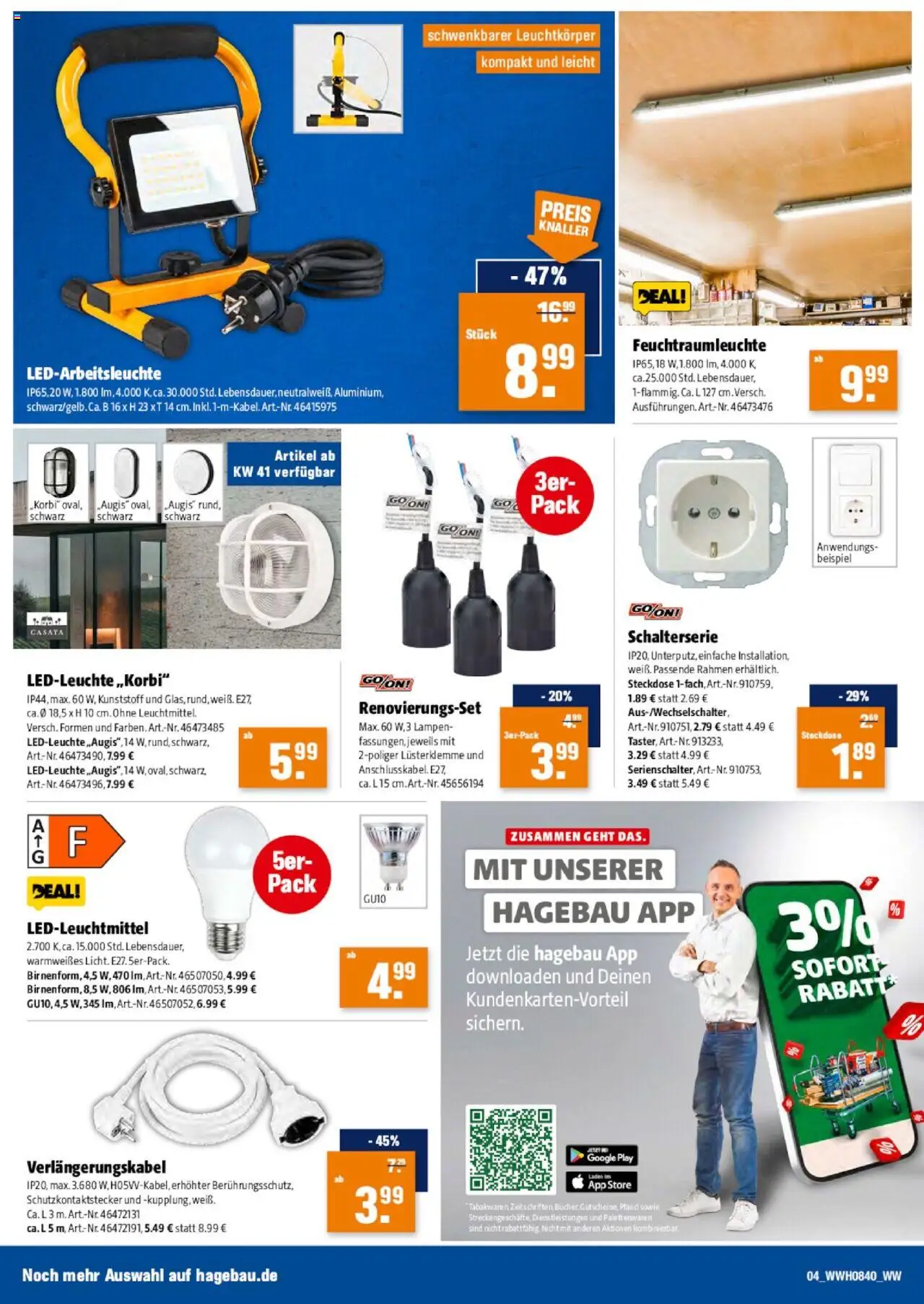 Hagebau Prospekt Eisenberg – gültig ab 27.09.2025 | Seite: 4 | Produkte: Steckdose