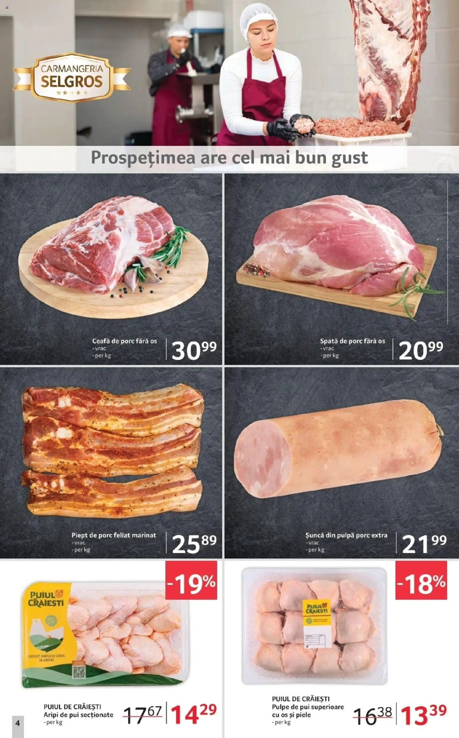 Noul catalog Selgros – valabil de la 28.11.2025 | Pagină: 4 | Produse: Keçeli kalem, Hacıyatmaz Kedi Oyuncağı, Șuncă