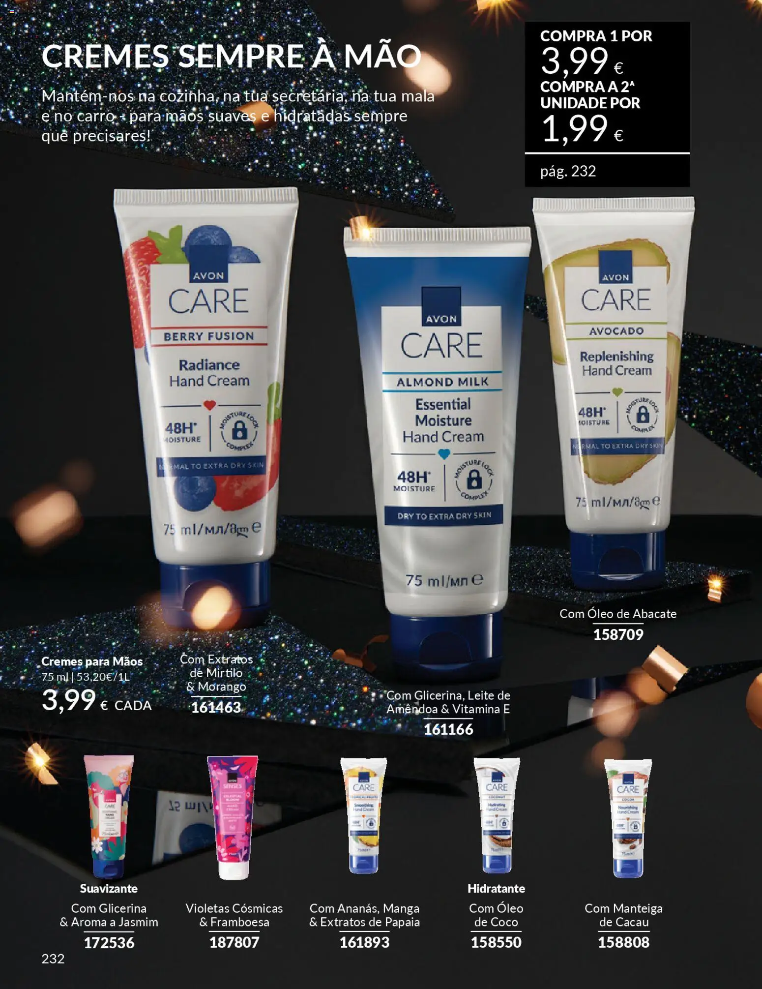 Catálogo Avon Campanha 11 Black Friday │ válido de 01.11.2025 | Página: 232 | Produtos: Leite, Manteiga, Óleo, Abacate