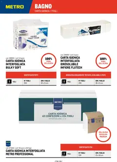 Anteprima del volantino Metro Detergenza catalogo valido a partire dal 07.01.2026 | Pagina: 58 | Prodotti: Carta igienica, Bagno