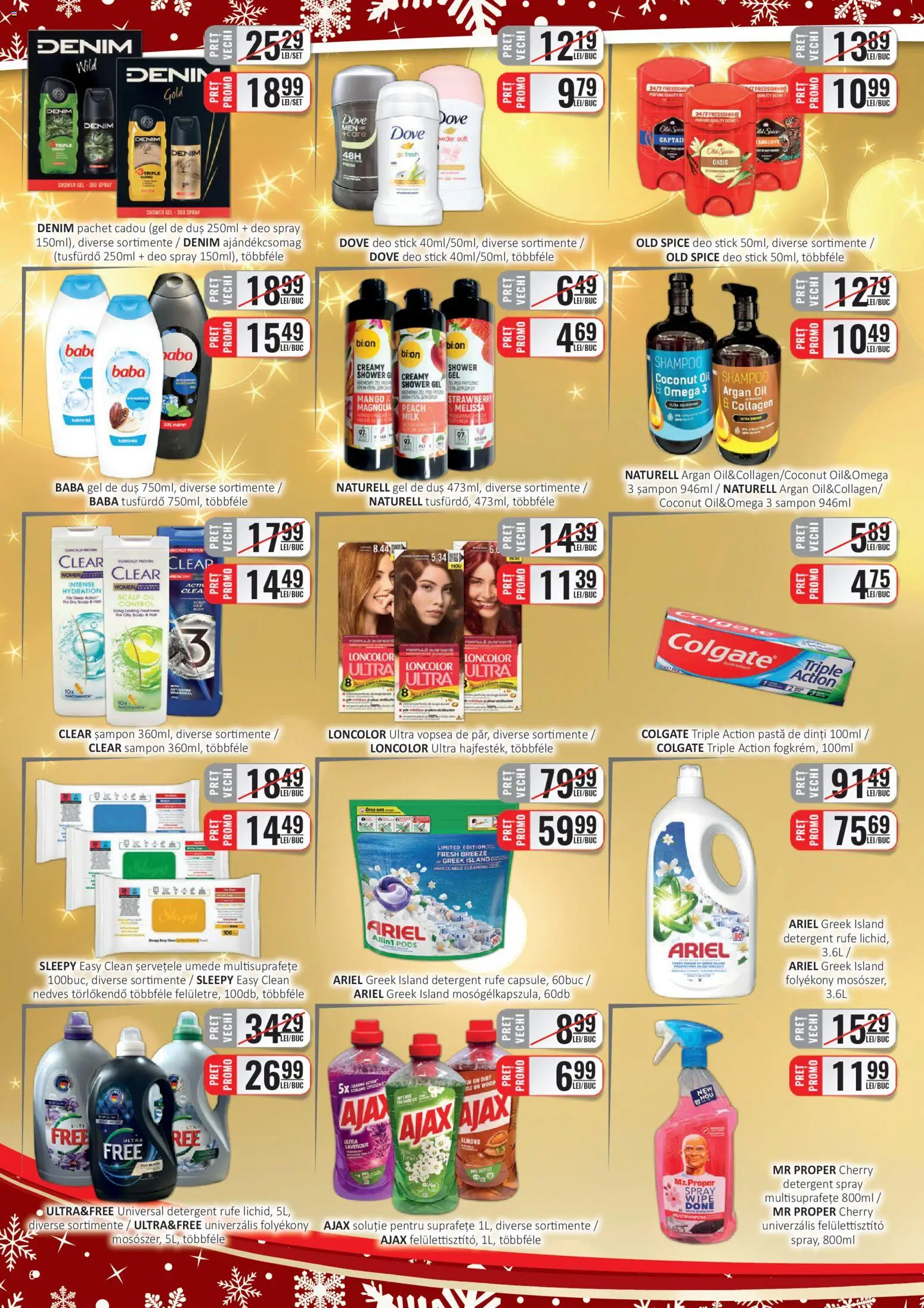 Noul catalog CBA – valabil de la 01.12.2025 | Pagină: 6 | Produse: Kısırlaştırılmış Kedi Maması, Chaussures de ski, Gel de duș, Pastă de dinți