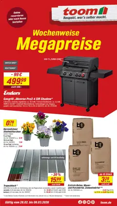 Toom Baumarkt Prospekt 	 ab 28.02.2026 gültig