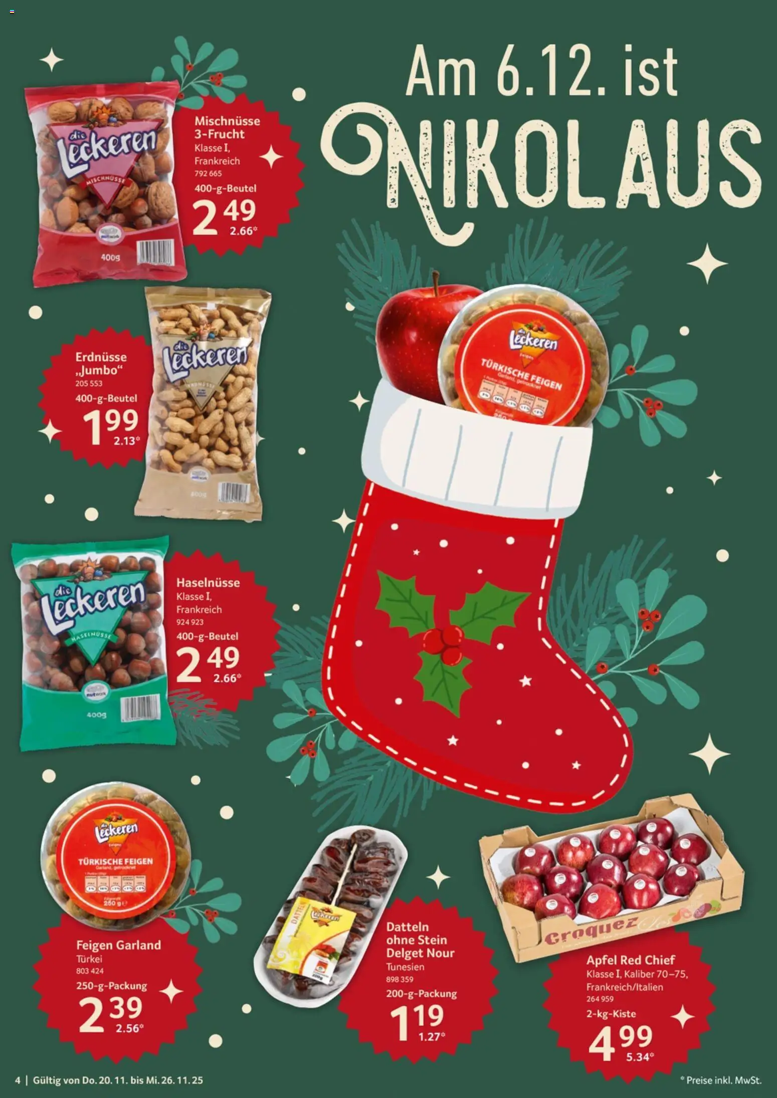 Selgros - Black Friday – gültig ab 20.11.2025 | Seite: 4 | Produkte: Erdnüsse, Äpfel