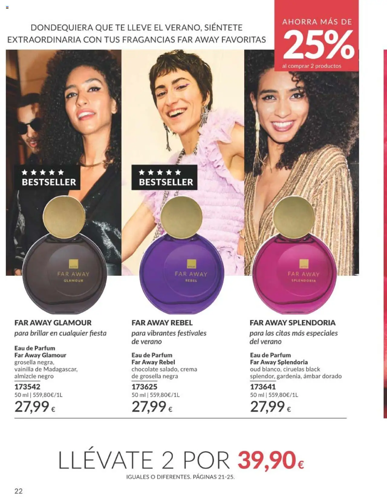 Catálogo AVON campaña 7 │ válido desde el 01.07.2025 | Página: 22 | Productos: Chocolate, Crema, Té, Eau de parfum