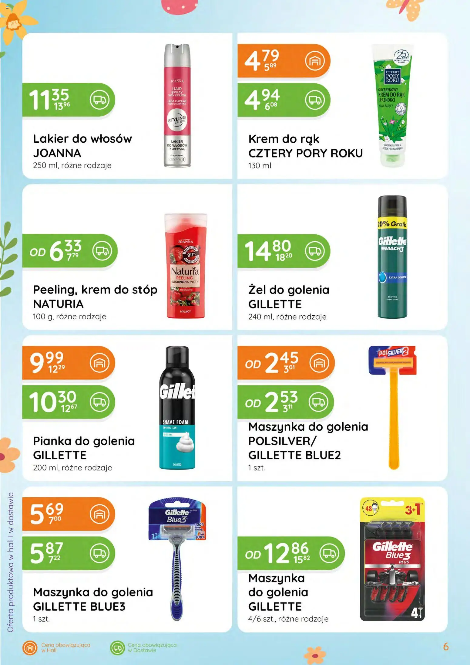 Eurocash gazetka - Katalog Chemiczny od 05.03.2026 | Strona: 6 | Produkty: Herbata, Peeling, Pianka do golenia, Krem do rąk