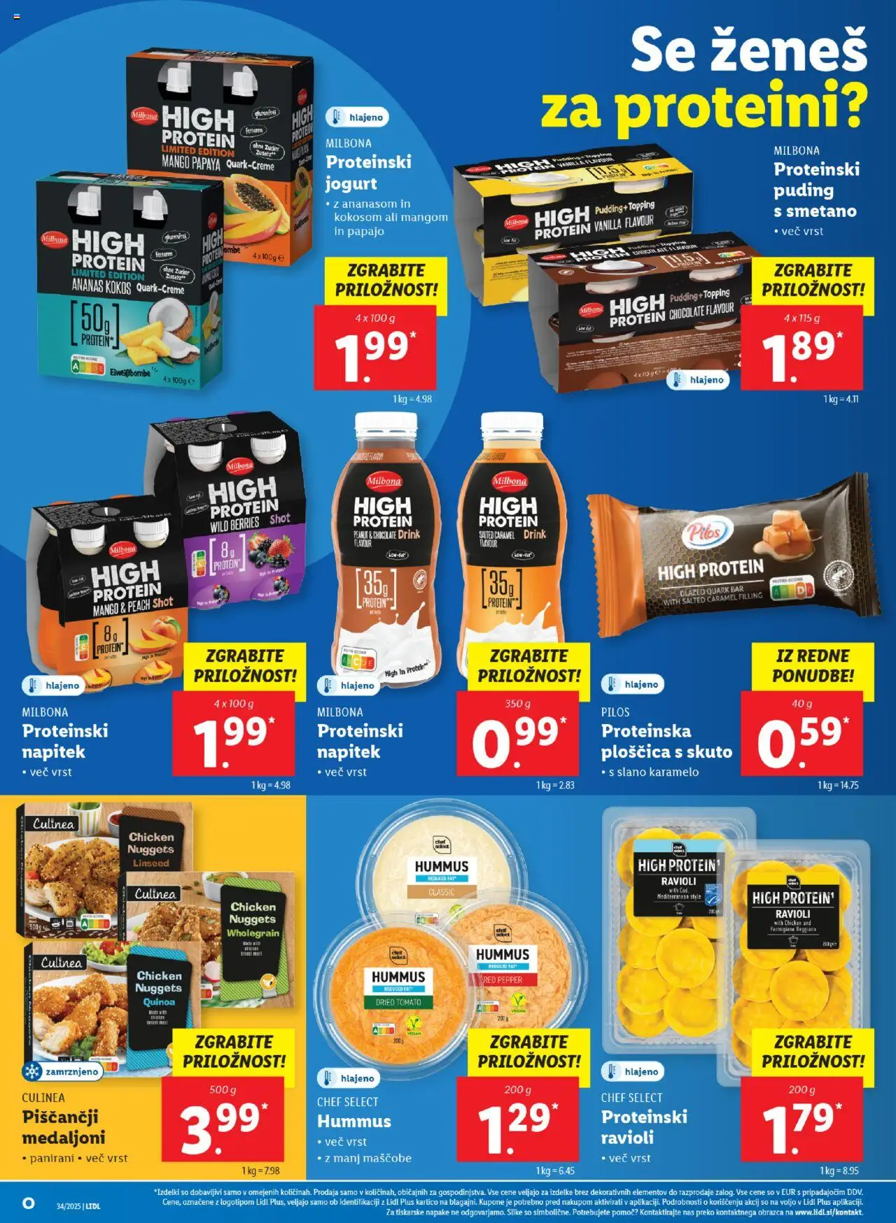 Lidl katalog │ velja od 21.08.2025 | Stran: 20 | Izdelki: Puding, Jogurt, Ananas, Mango
