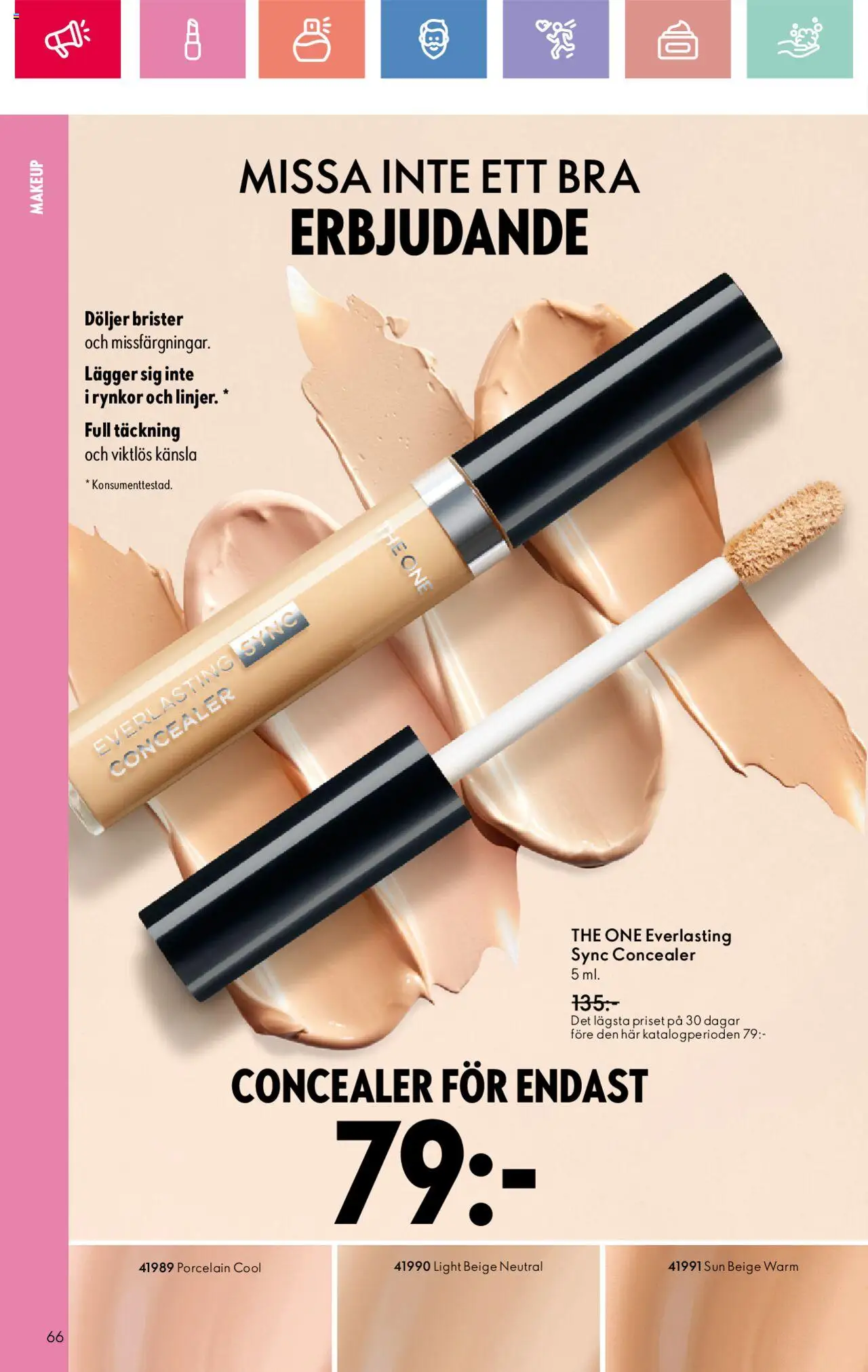 Oriflame reklamblad aktuell från 01.06.2025 | Sida: 66 | Produkter: Concealer