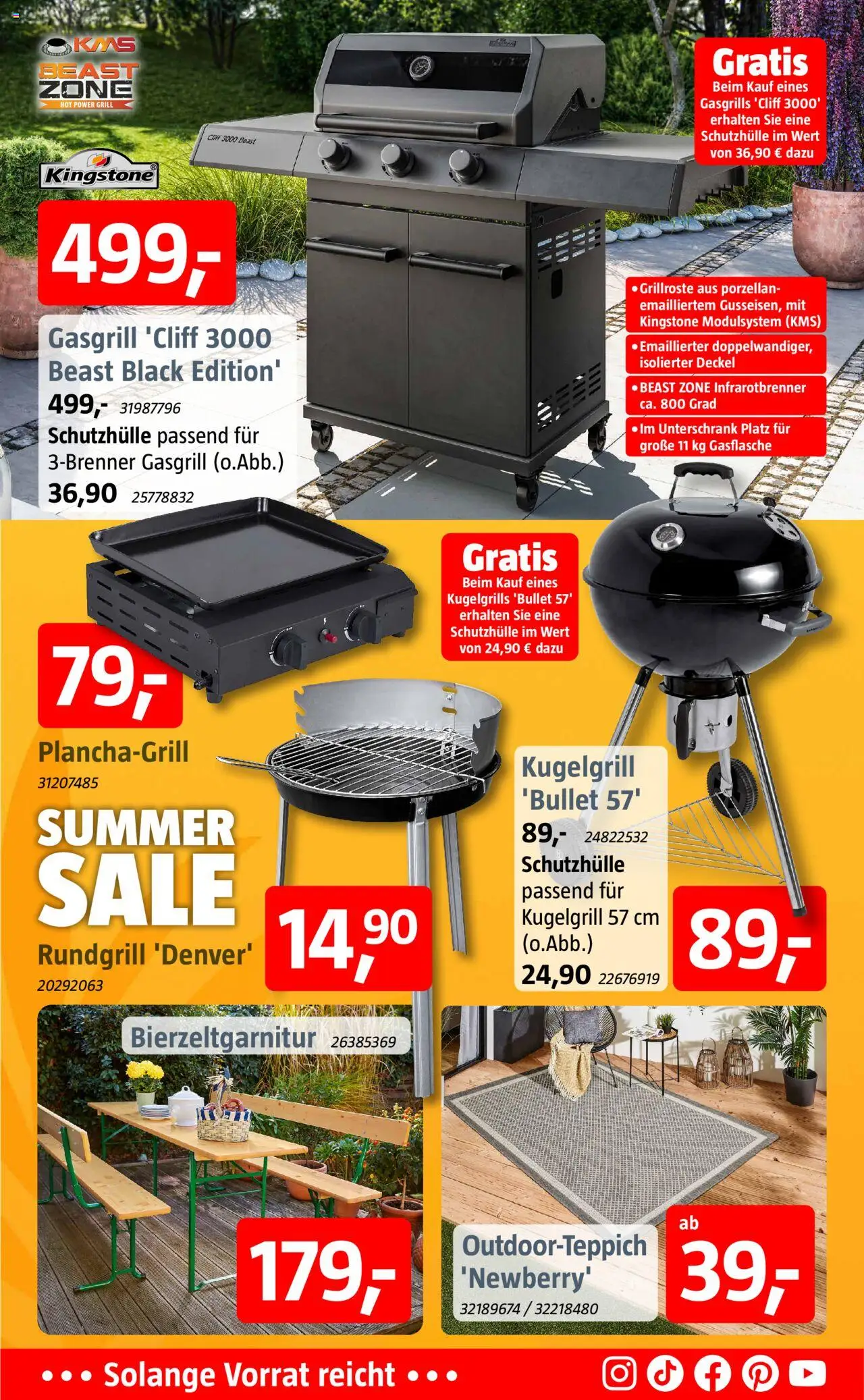 Bauhaus Prospekt 	 - gültig ab dem 20.07.2025 | Seite: 4 | Produkte: Grill, Unterschrank