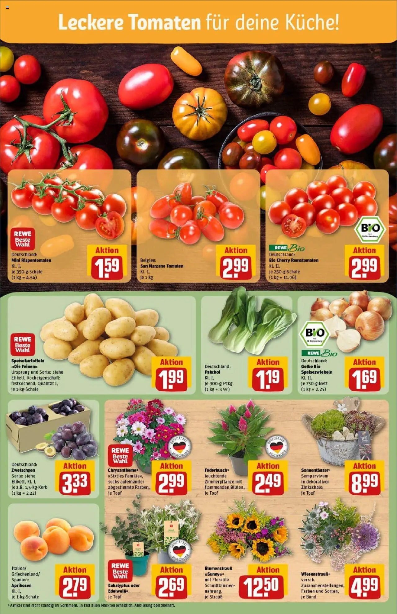 Rewe prospekt Michelstadt	 - gültig ab dem 13.07.2025 | Seite: 7 | Produkte: Korb, Küche, Tomaten, Zwetschgen