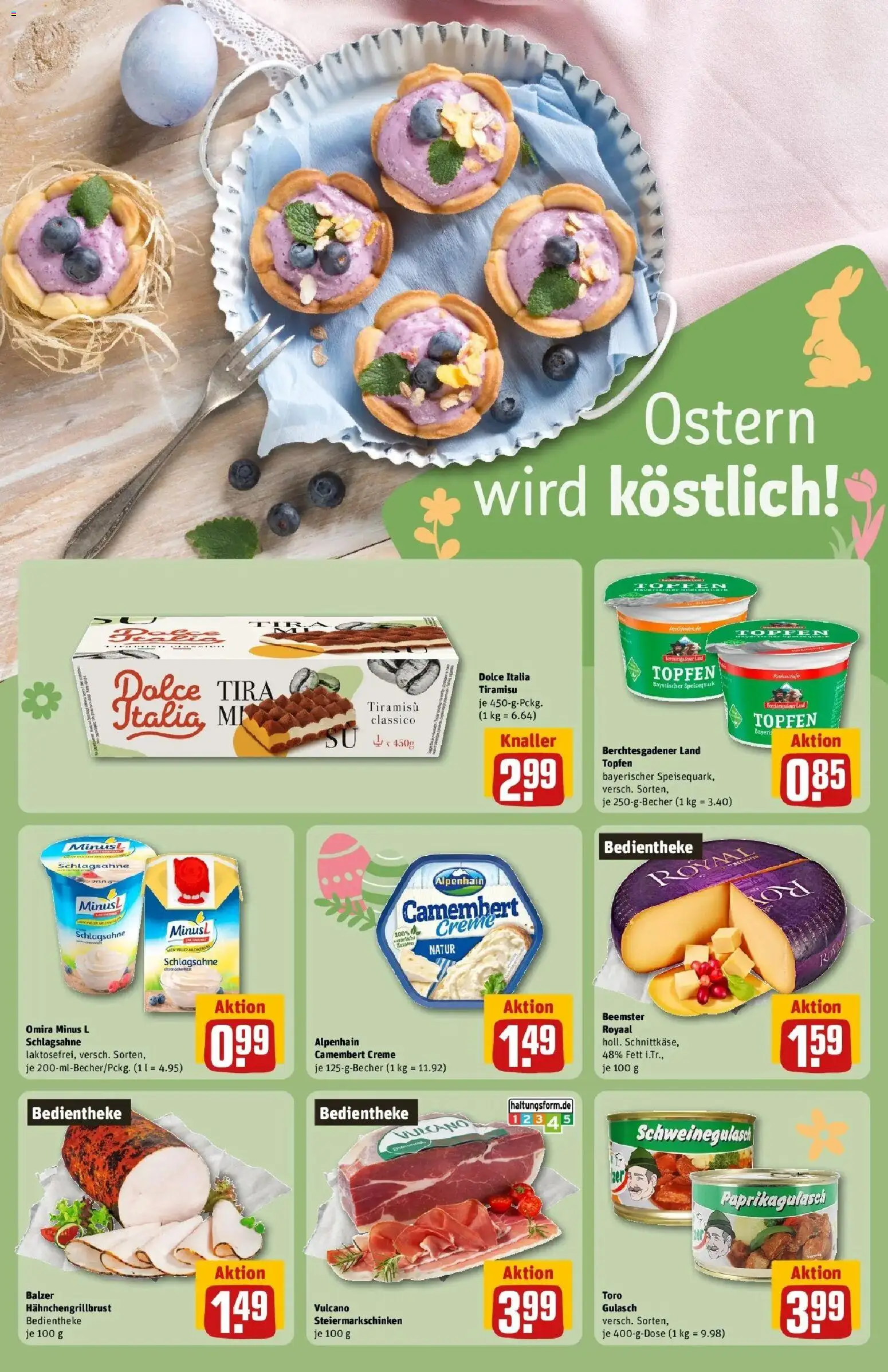 Rewe Prospekt Rodgau/Dudenhofen	 – gültig ab 30.03.2026 | Seite: 27 | Produkte: Schweinegulasch, Schlagsahne, Creme, Gulasch