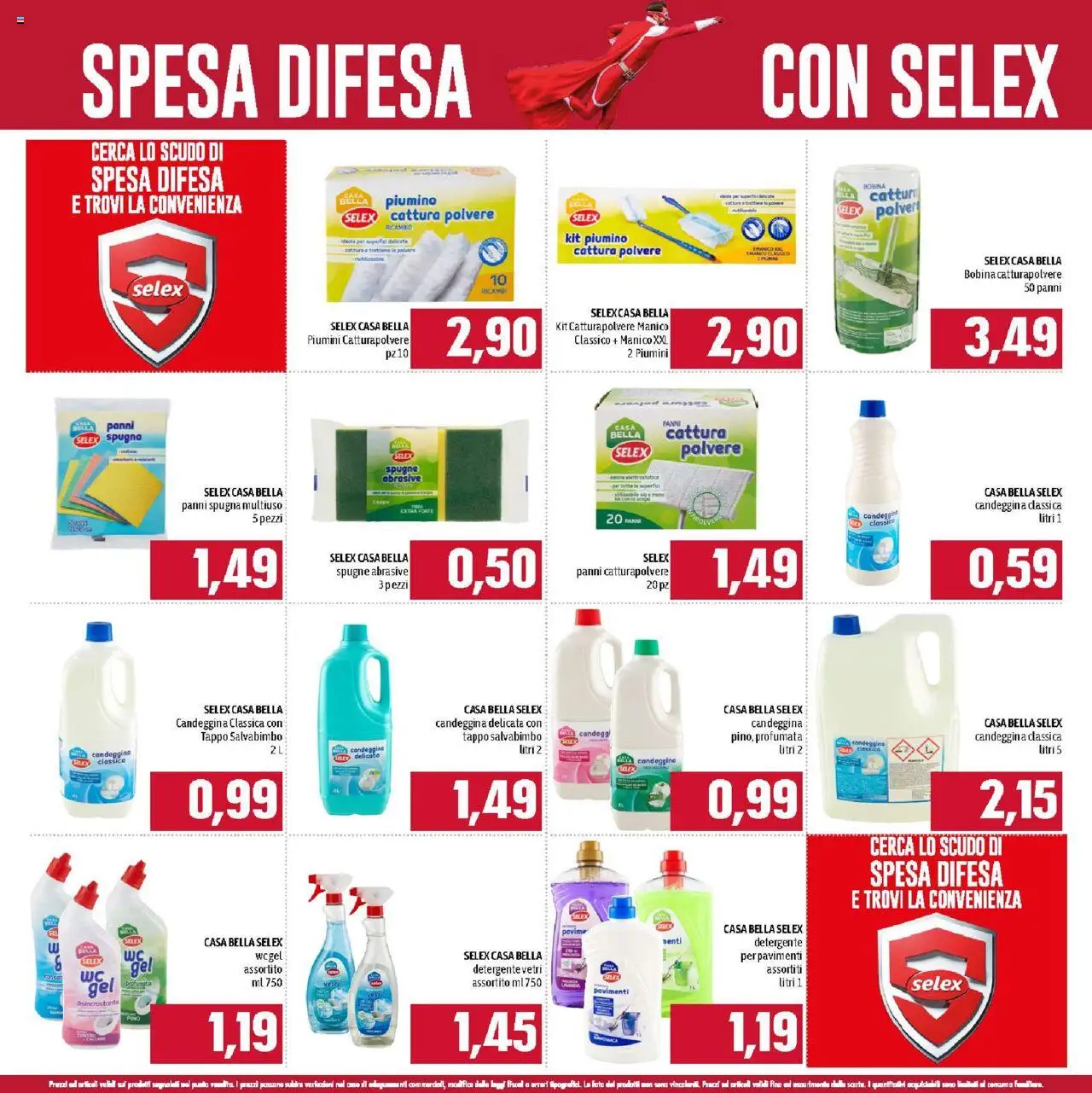 Volantino Famila del 01.09.2025 | Pagina: 18 | Prodotti: Spugna, Detergente, Candeggina