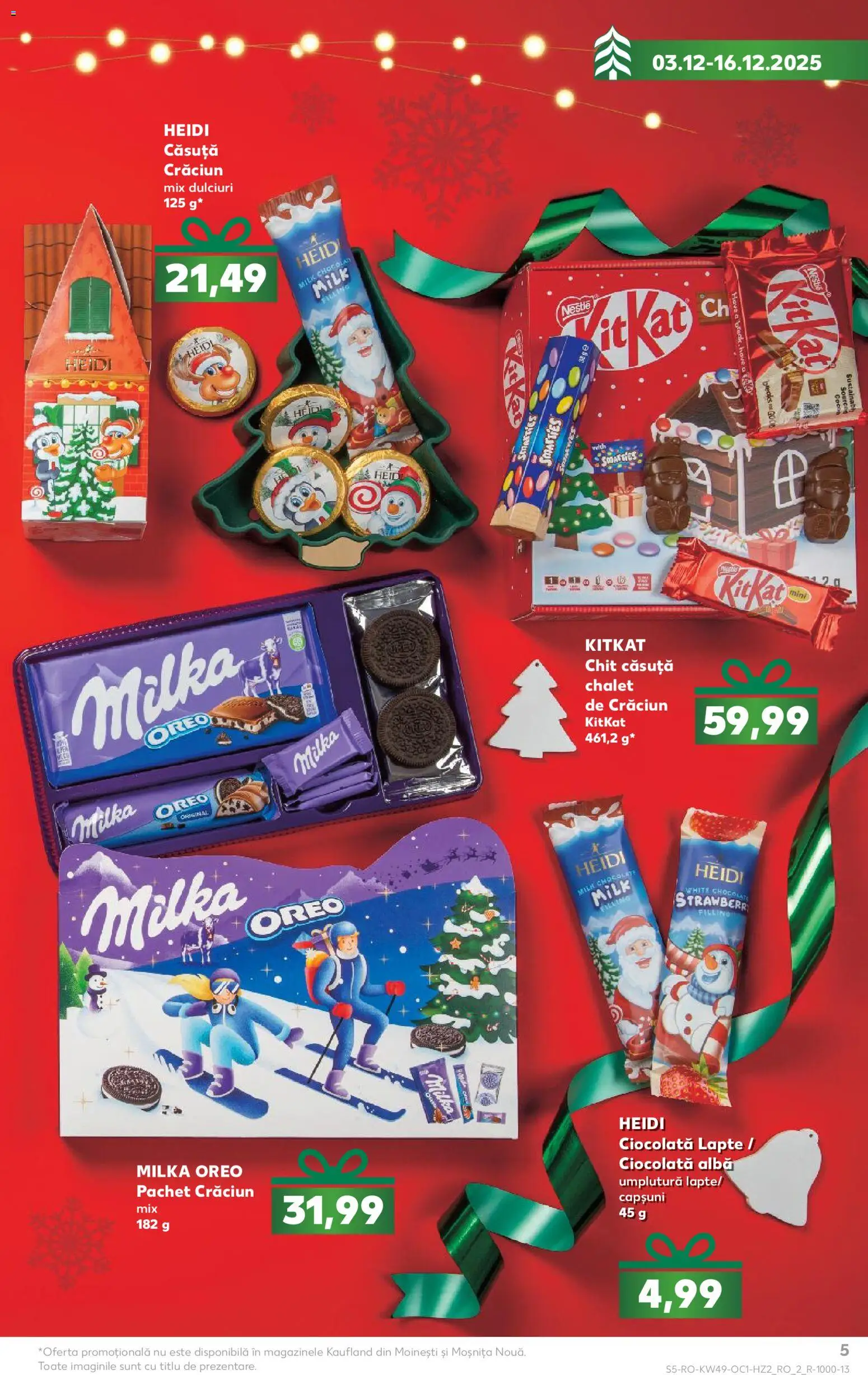 Noul catalog Kaufland – valabil de la 03.12.2025 | Pagină: 5 | Produse: Lapte, Ciocolată, Căpșuni