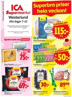 ICA Supermarket - Enköping - Förhandsvisning av reklamblad från butik ICA Supermarket aktuell från 14.07.2025