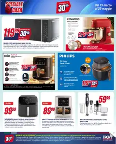 Anteprima del volantino Trony volantino Sardegna valido a partire dal 19.03.2026 | Pagina: 30 | Prodotti: Caraffa, Friggitrice ad aria, Pesce, Patatine