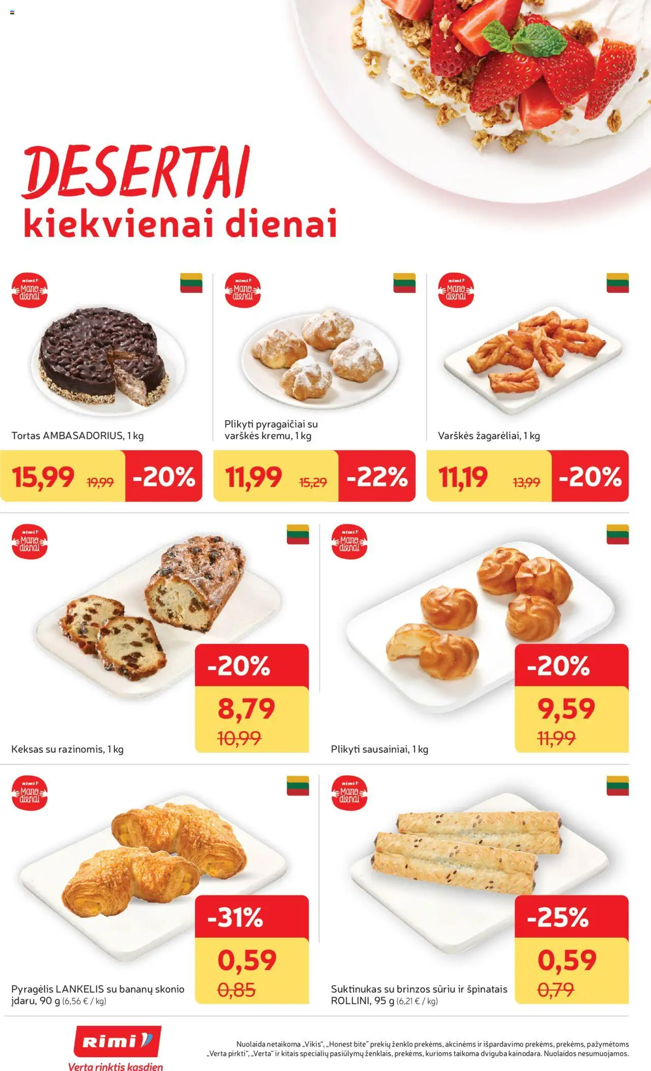 Rimi - Leidinys│galioja nuo 22.07.2025 | Puslapis: 10 | Prekių: Tortas
