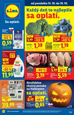 Lidl leták platný od 13.10.2025