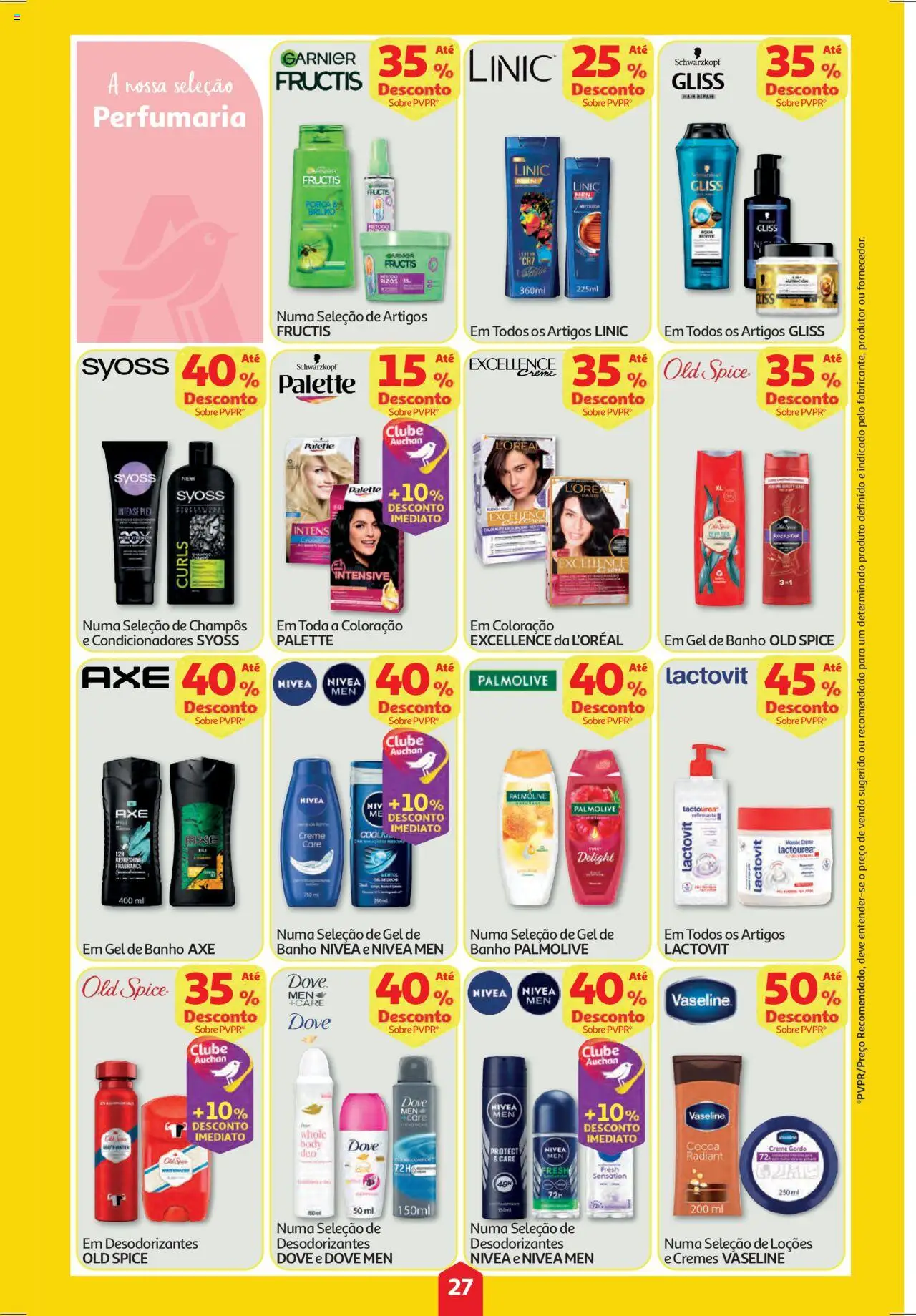 Auchan folheto │ válido de 11.09.2025 | Página: 27 | Produtos: Gel de banho, Banho, Creme