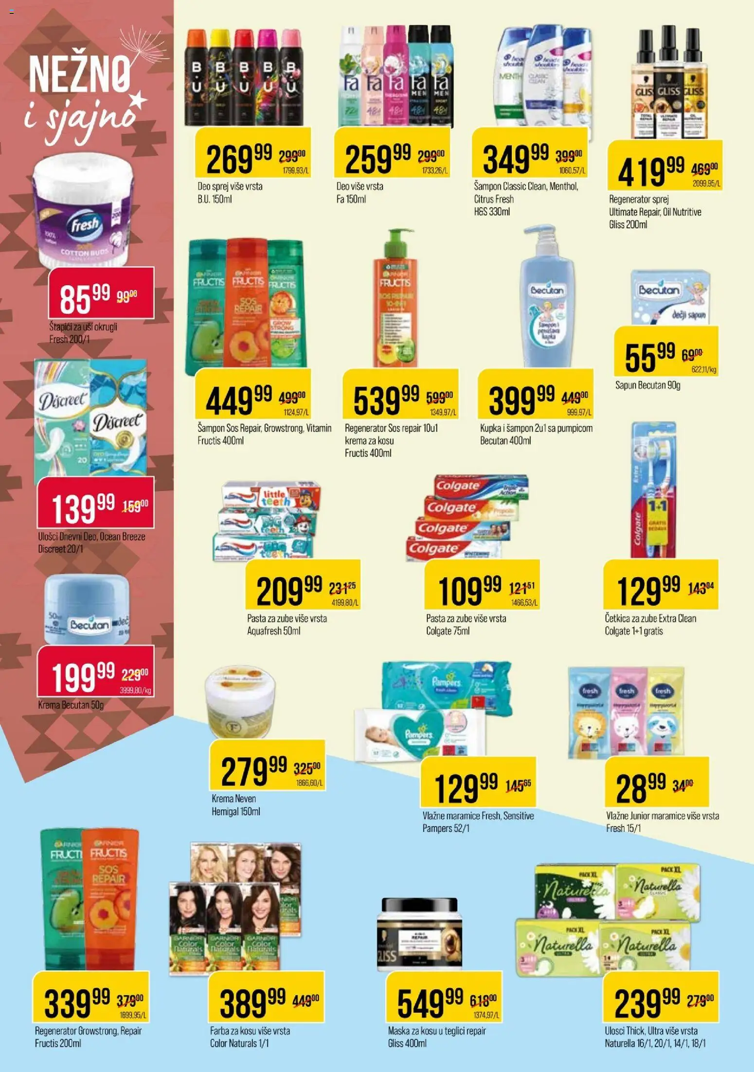 Metalac Proleter katalog - važi od 25.03.2026 | Strana: 10 | Proizvode: Colgate, Farba za kosu, Maska, Četkica za zube