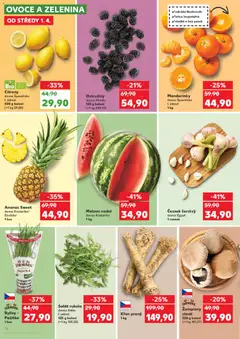 Náhled letáku Mandarinky, dovoz Španělsko I. jakost 1 kg od 01.04.2026 | Strana: 14