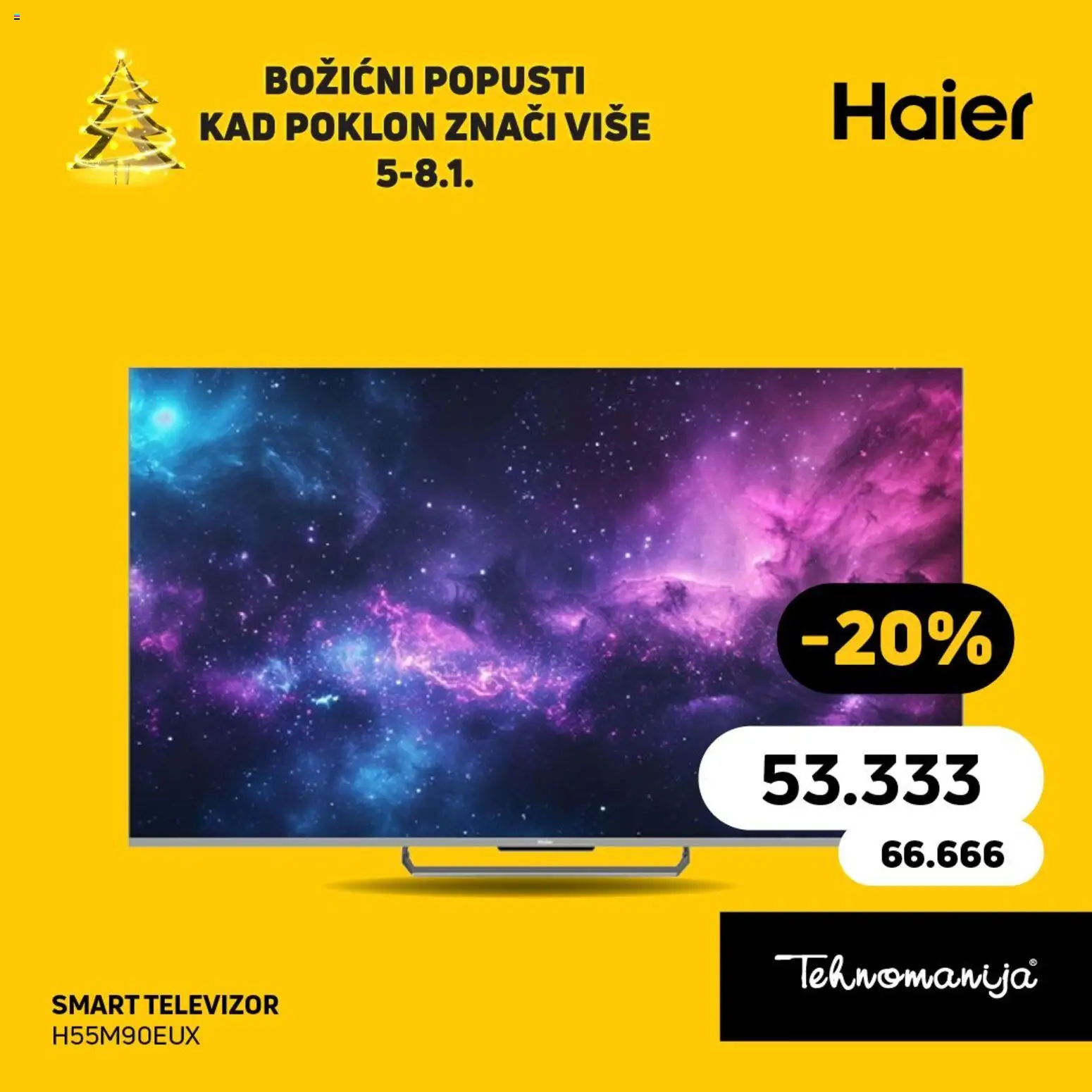 Tehnomanija katalog - važi od 05.01.2026 | Strana: 6 | Proizvode: Smart televizor, Televizor